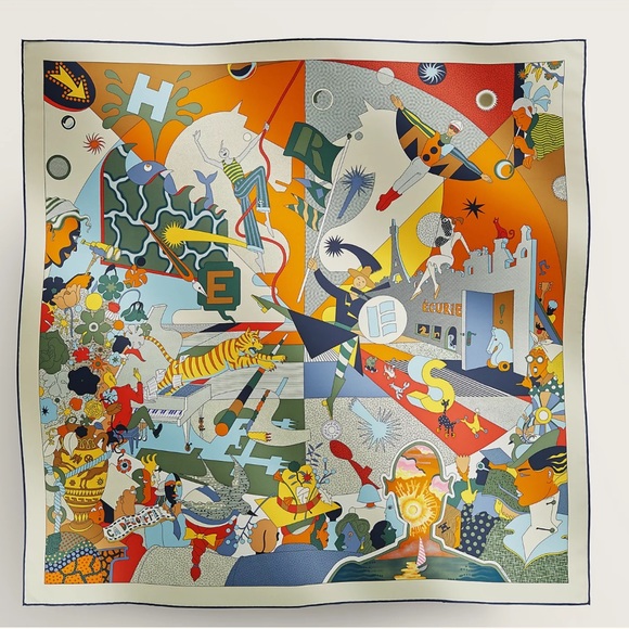 Hermes Accessories - Rare NWT authentic Hermes Ca Decoiffe ! scarf 90